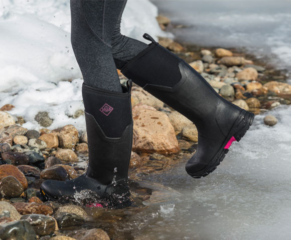 Muck Boots in Snow And Water